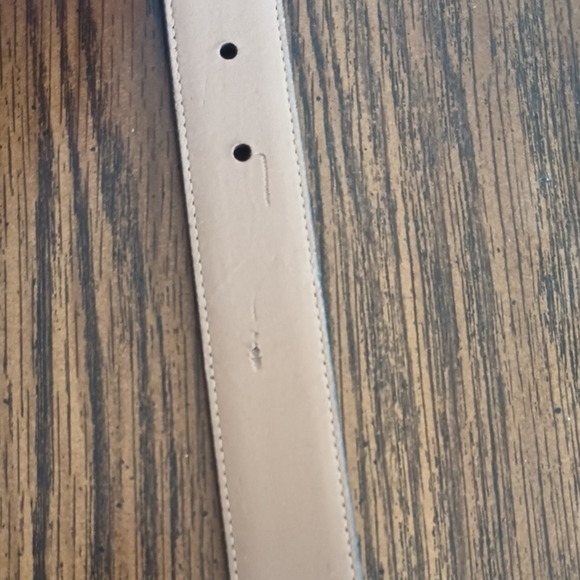 Genuine Leather Dark Brown Belt Mens Size XXL Silver Buckle - Picture 6 of 9